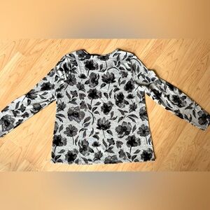 Chicos woman’s floral sweater. Like new.